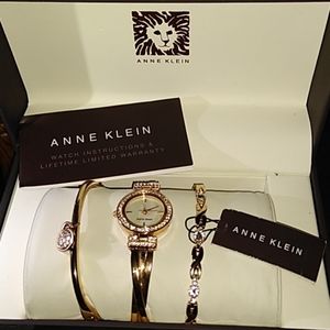 Never worn Anne Klein 3-piece Set Watch Set